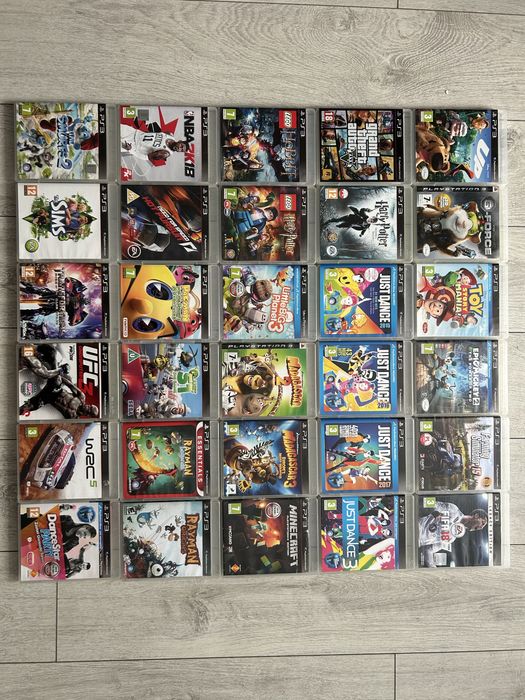 Gry PS3 Lego FIFA Minecraft WRC Disney PlayStation Sims Rayman F1 UFC