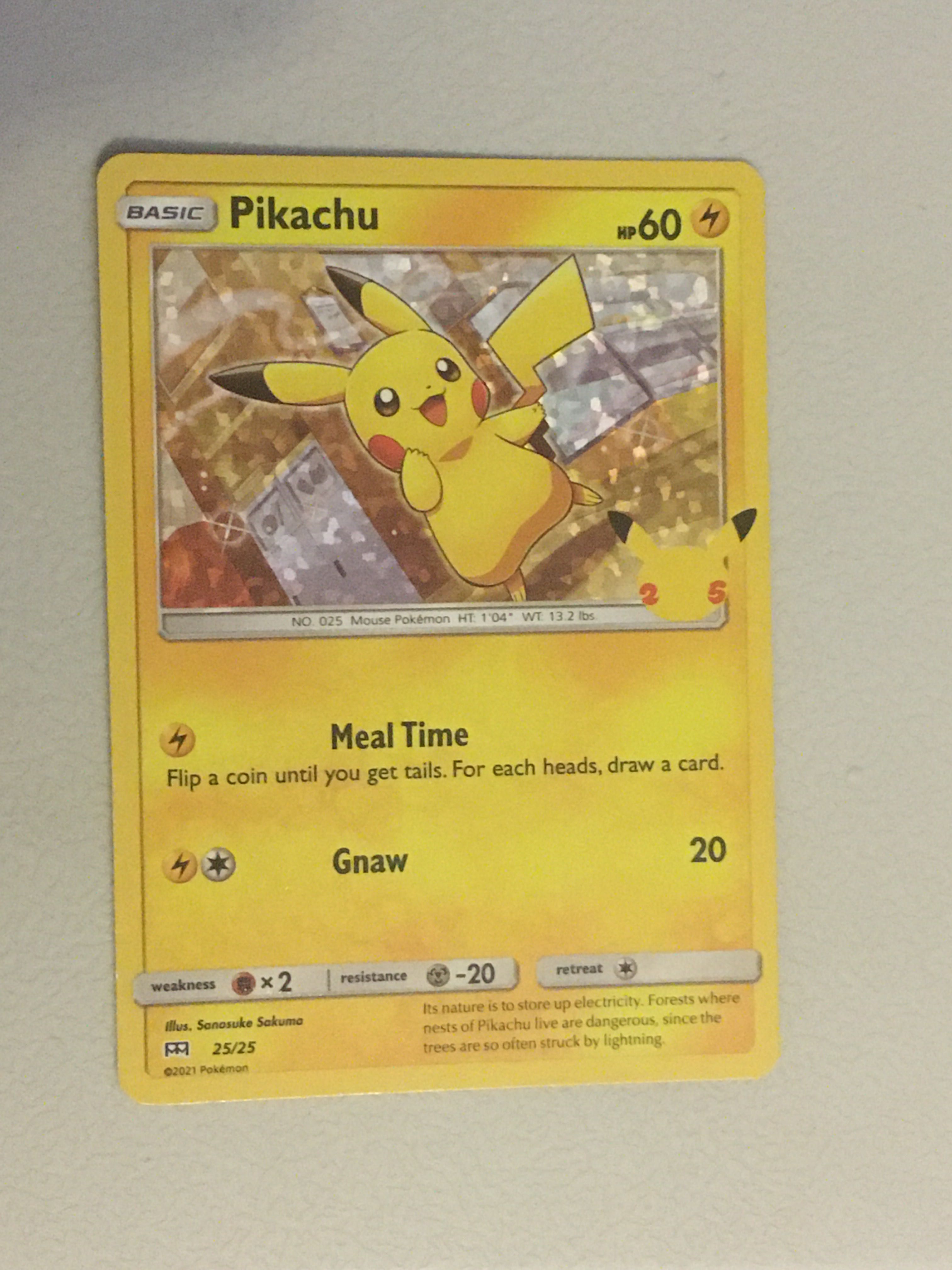 Coleção cartas Pokémon 25 anos McDonald (novas cartas disponíveis)