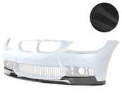SPOILER LIP DIANTEIRO BMW E90 E91 E92 E93 05-09 LOOK M3 PRETO BRILHANTE