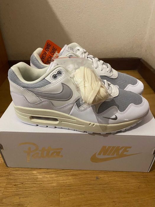 Nike Air Max 1 Patta Waves White 43EU 9,5 US