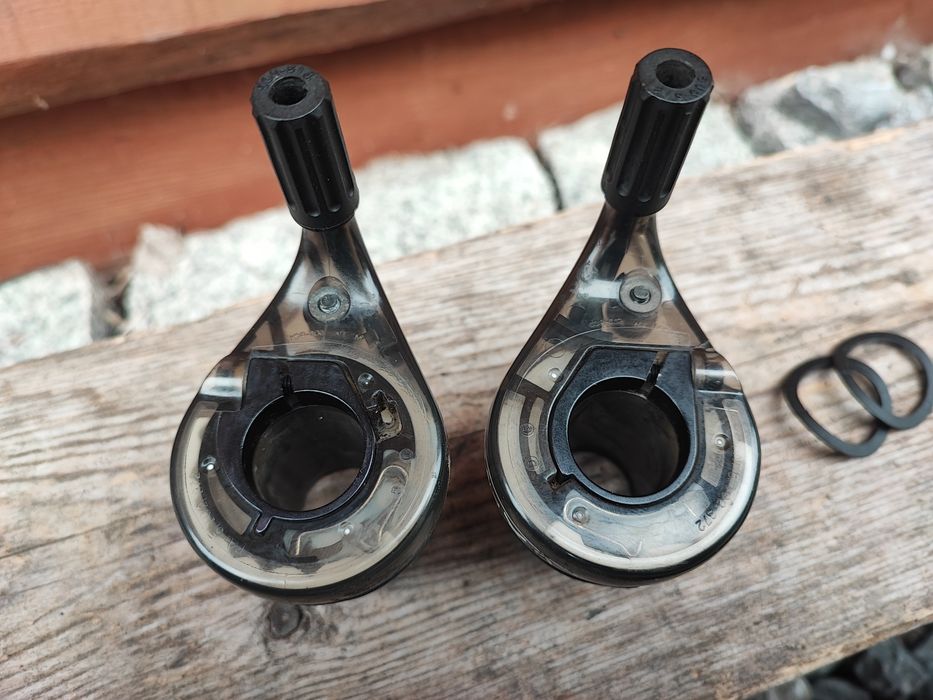 Manetki rowerowe Gripshift X-Ray SRT800 3X8 RETRO MTB