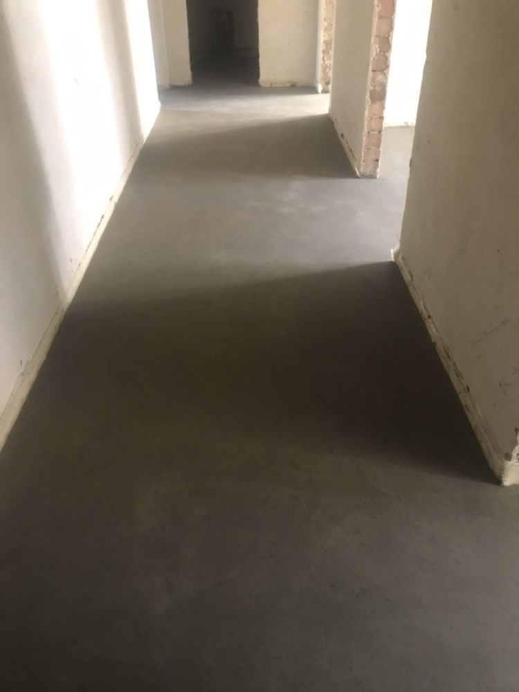 Стяжка підлоги, Напівсуха стяжка, бетон, тепла підлога