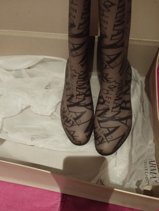 Botas cano alto, chuva - Armani - 37