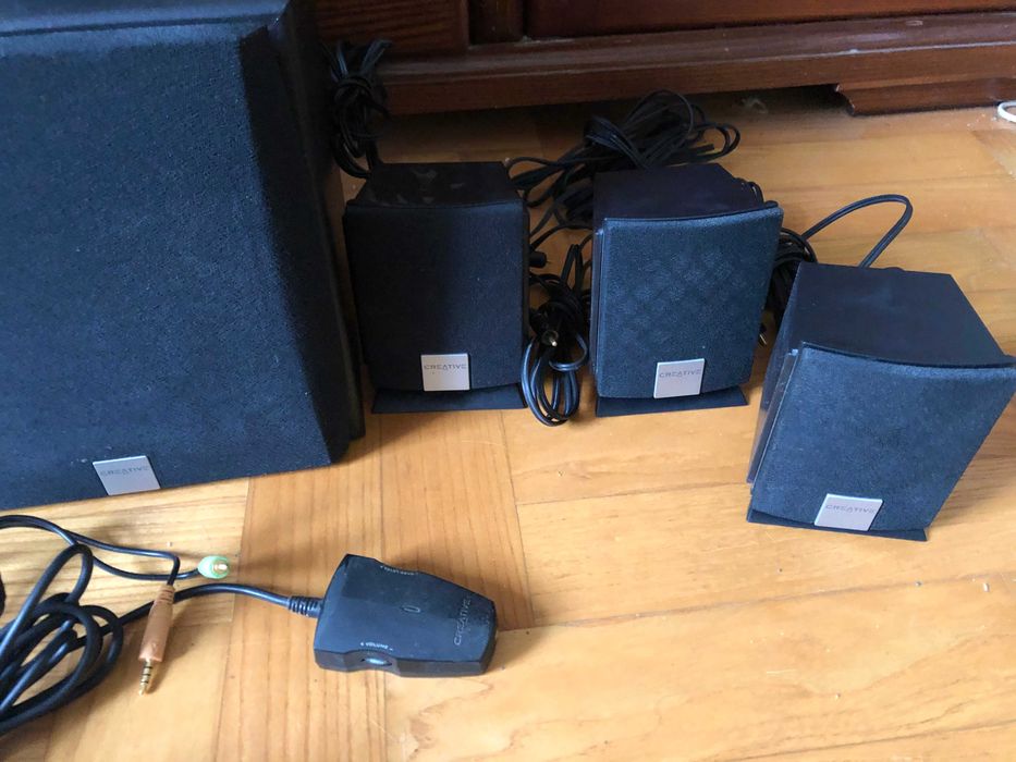 Колонки Creative Inspire 6700 6.1 + Creative Audigy 2 NX SoundblasteR