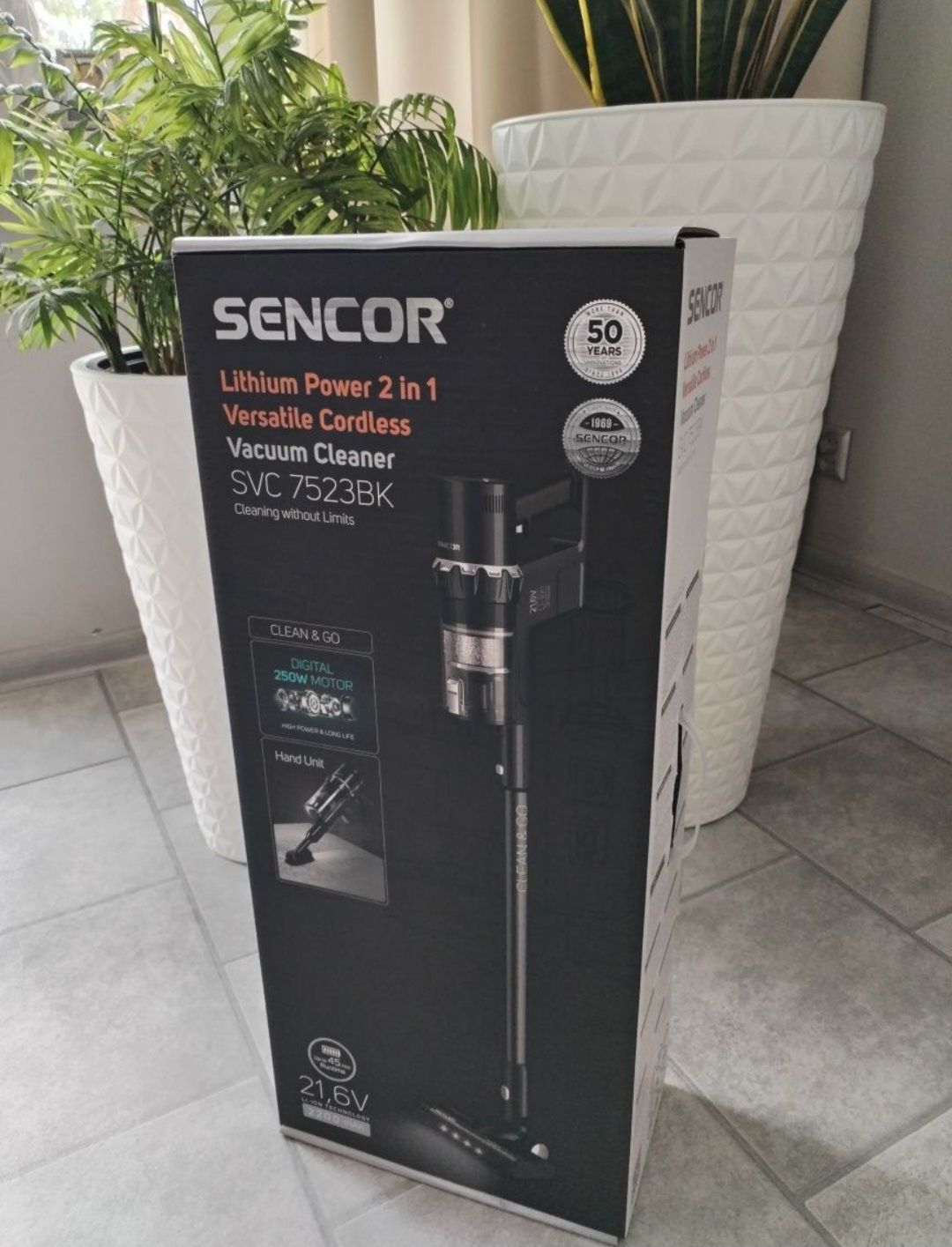 Odkurzacz pionowy Sencor SVC 7523BK czarny okazja na prezent