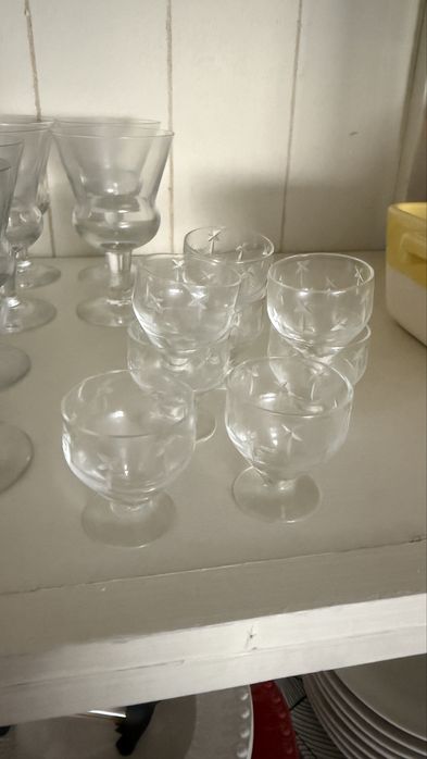 Copos de licor antigos