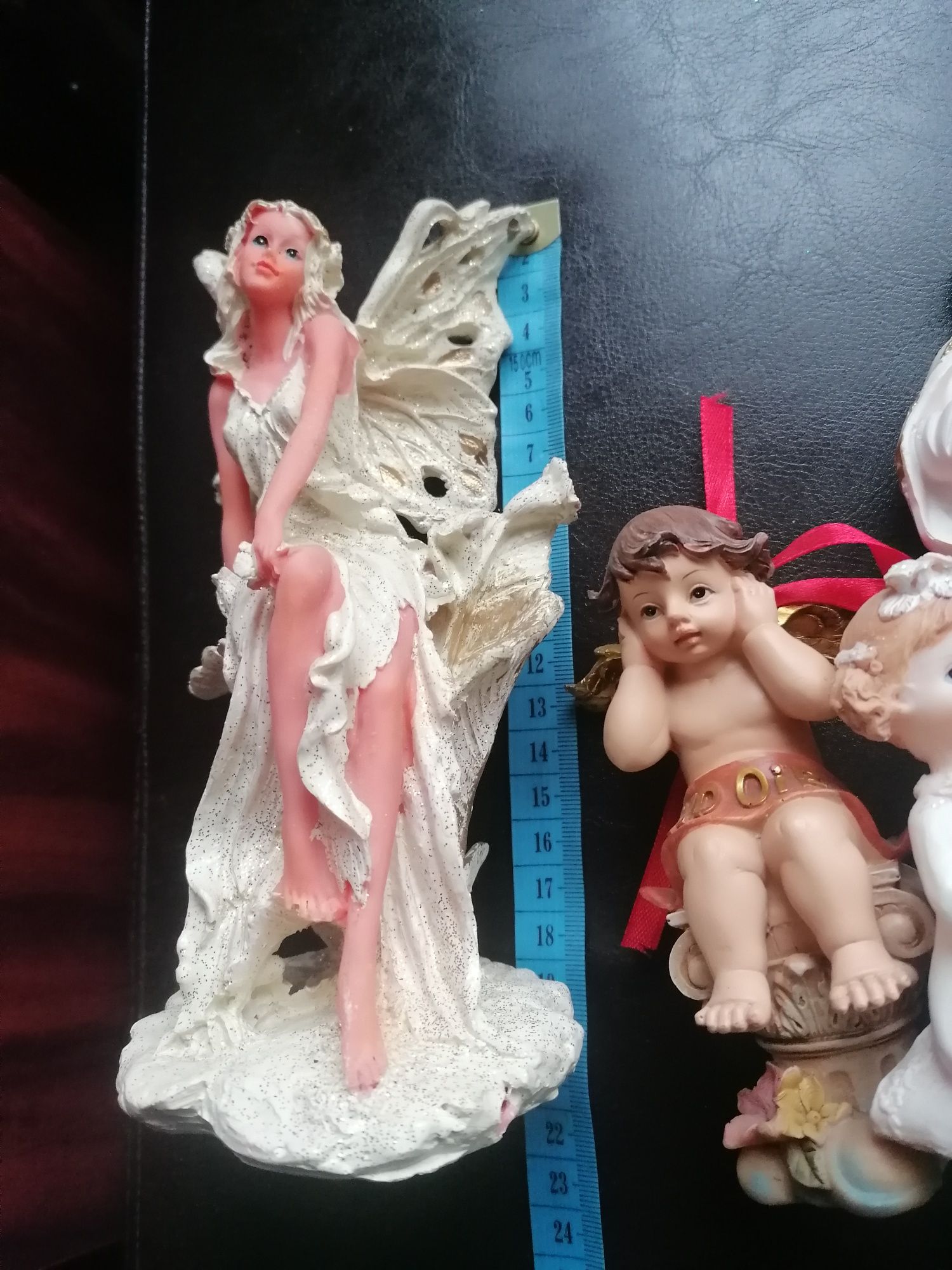 święte figurki porcelanowe śliczne laleczki zestaw porcelany