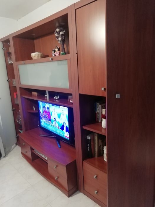 Móvel de sala de 4 elementos cereja aglomerado