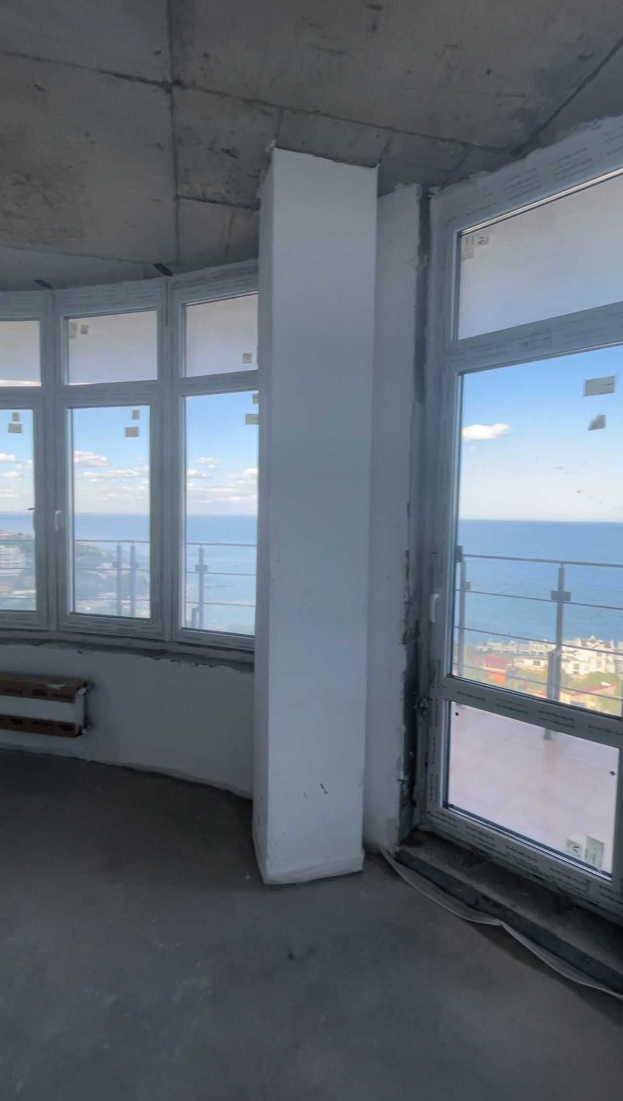 Продам 2 комн панорамную квартиру с террасой и видом на море Жемчужина