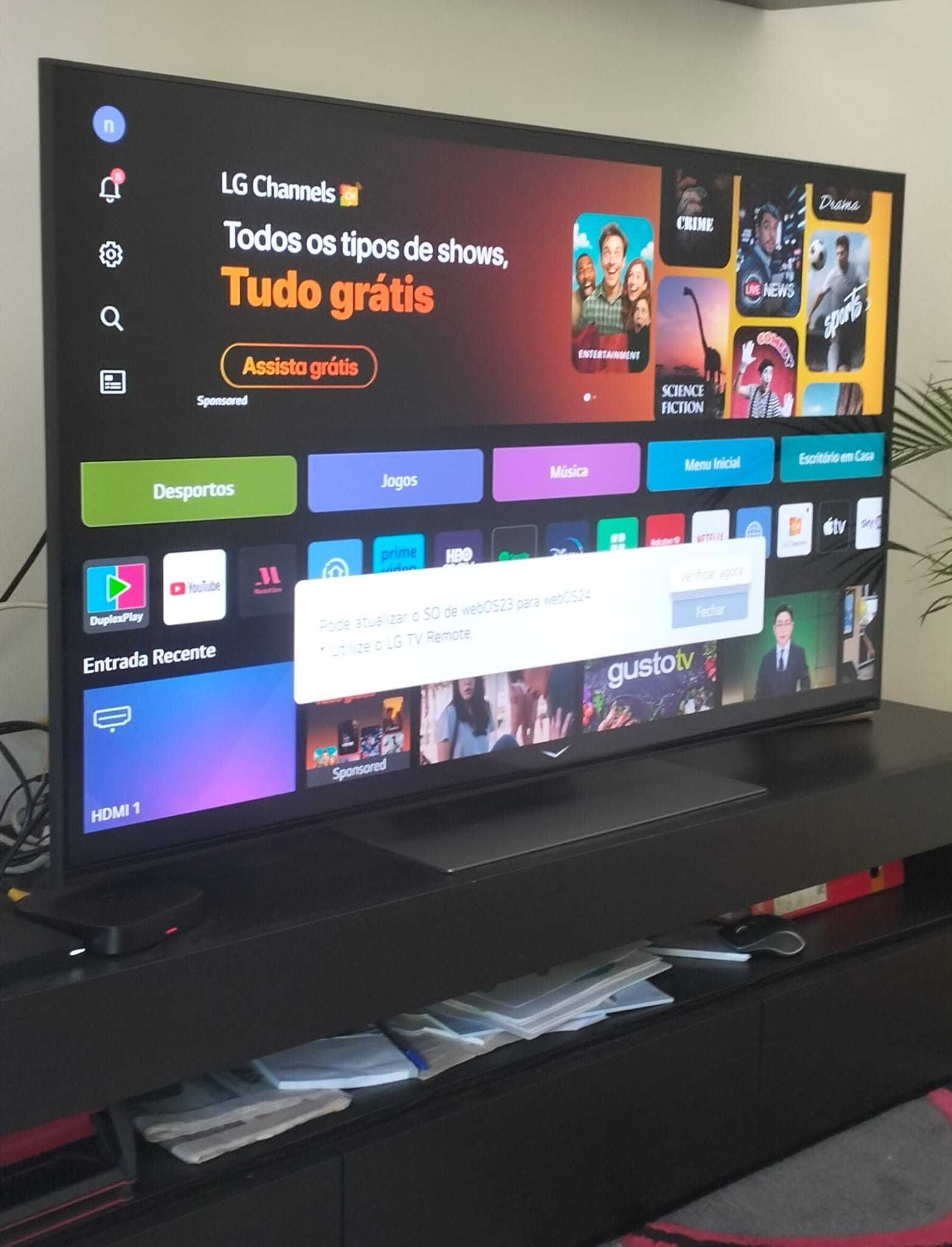 LG TV QNED 4k 140cm