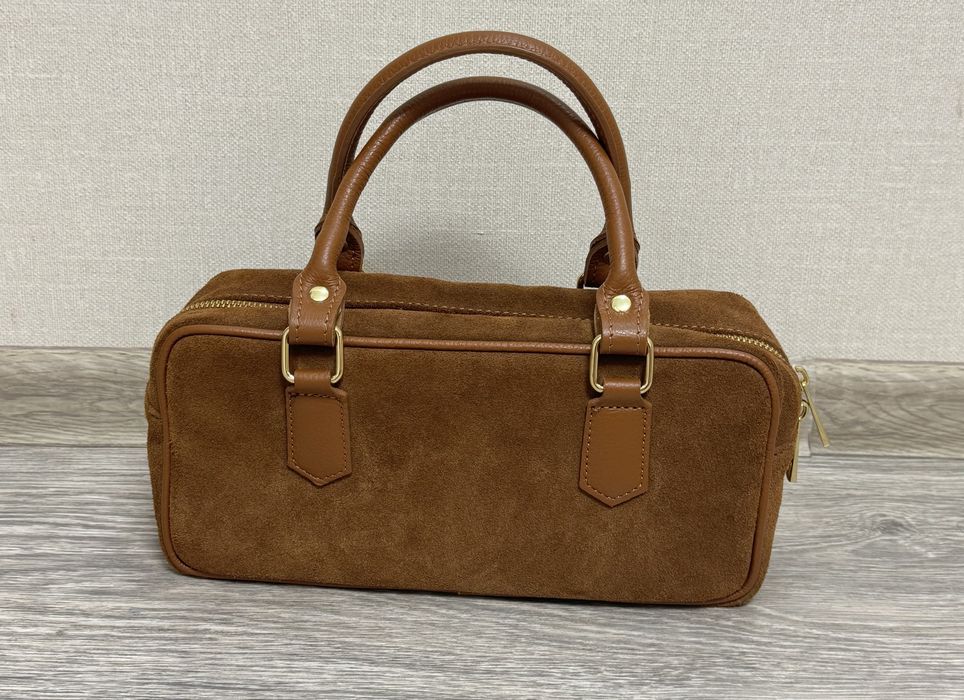 Сумка маленька натуральний замш