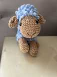 Maskotka owieczka/ amigurumi/ włóczka/ pluszak/ maskotka /alize puffy