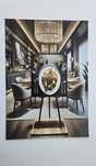 Naklejka plakat z Motywem Restauracyjnym A4