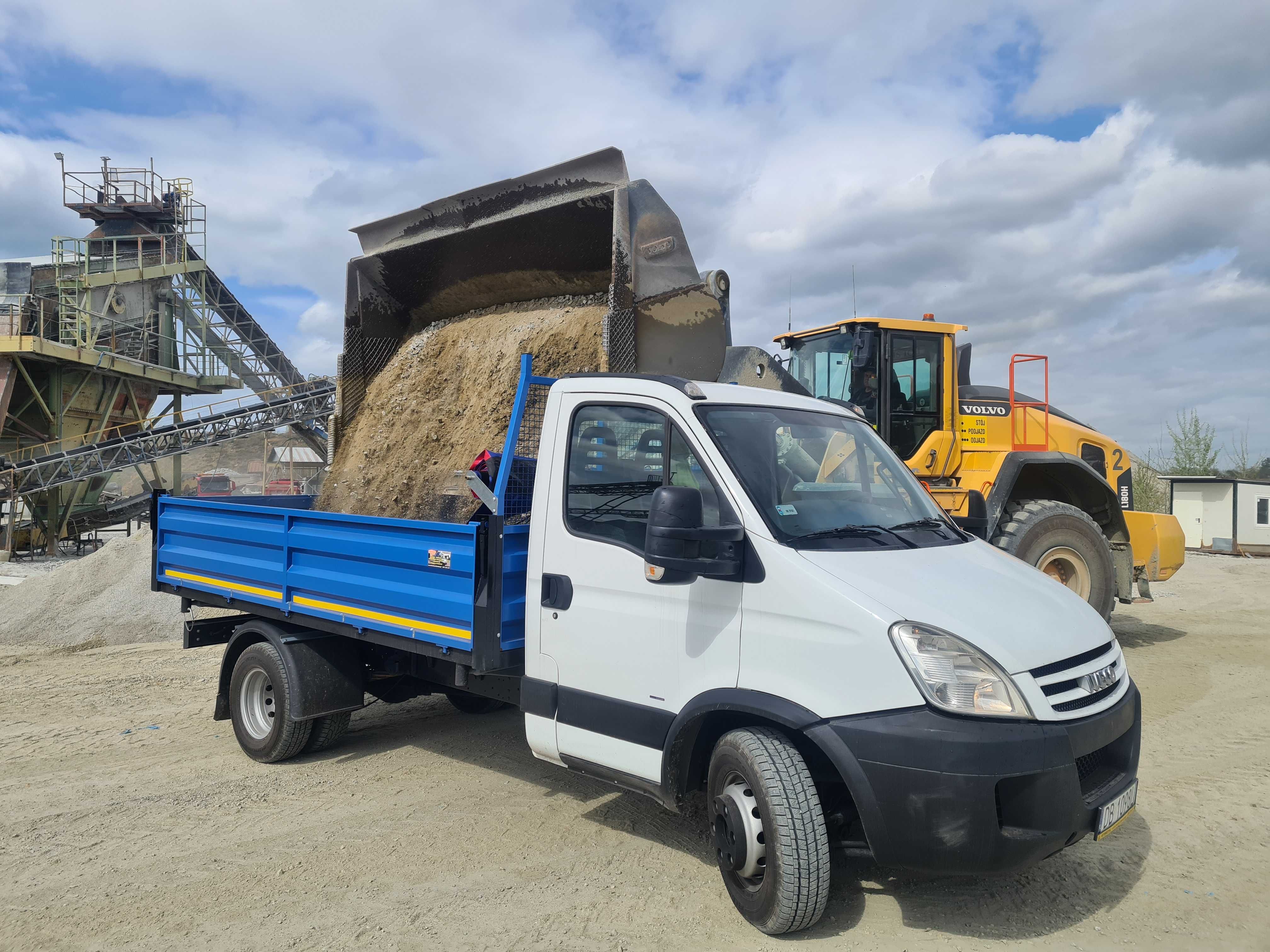 Transport Sprzedaż Wywóz ziemi Piasek Humus Kruszywo Wywrotka 2-14 ton