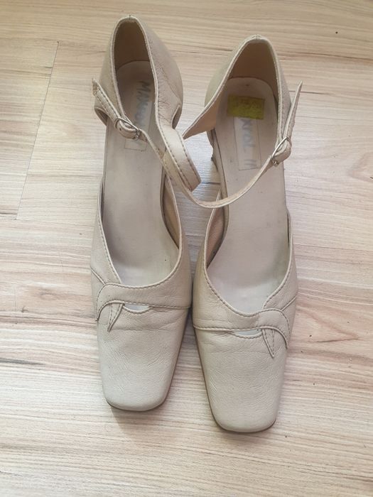 Pantofle na obcasie lato wesele