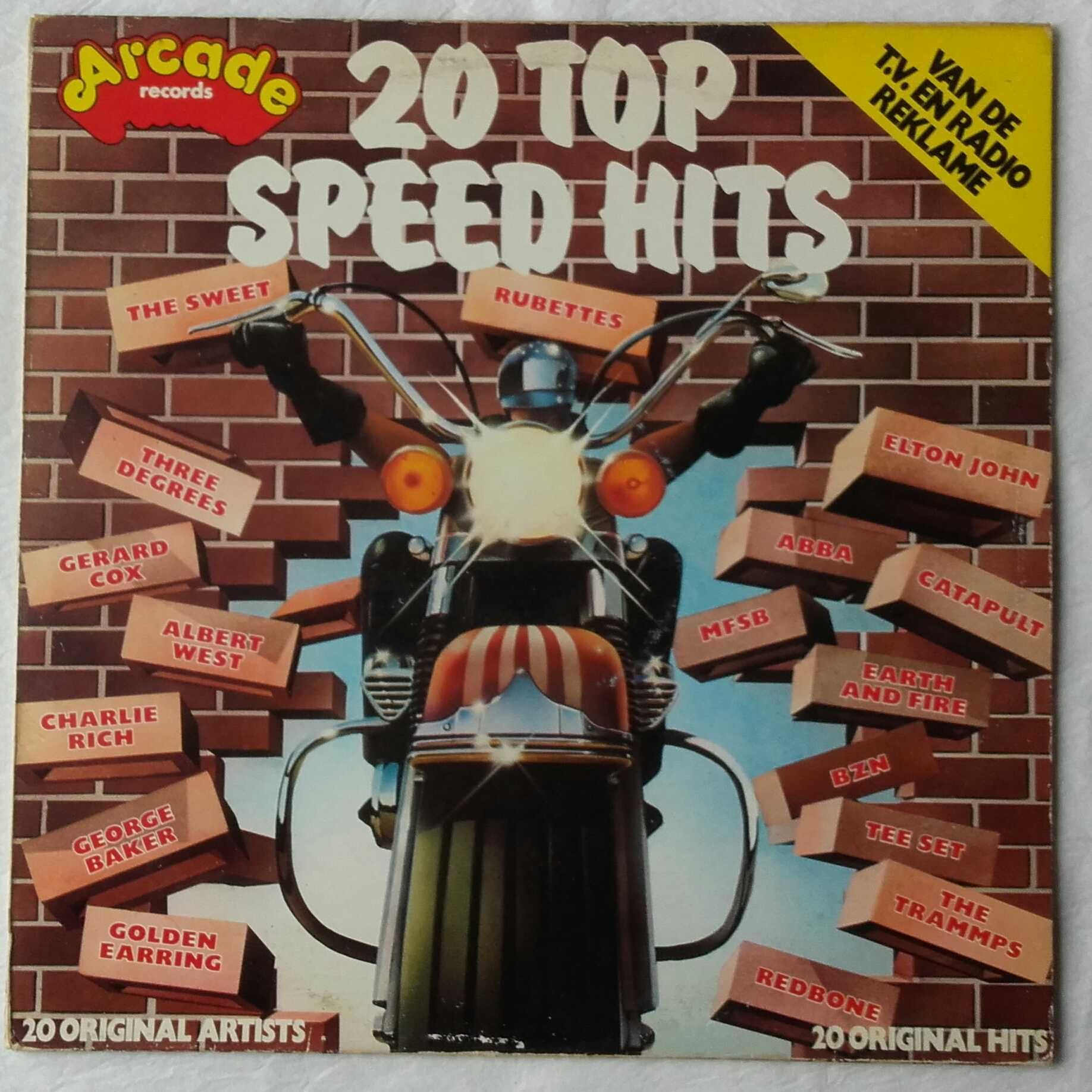 20 Rockowych Top Hitów, płyta winylowa Holandia 1974 r.