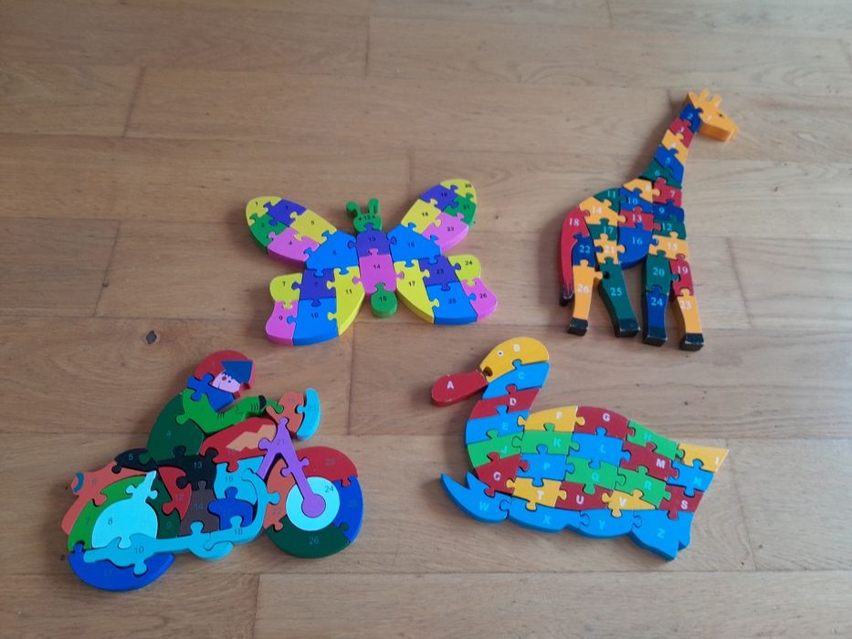 Puzzle drewniane