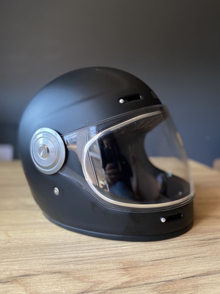 Kask motocyklowy vega Origine Helmets czarny rozmiar S jak nowy