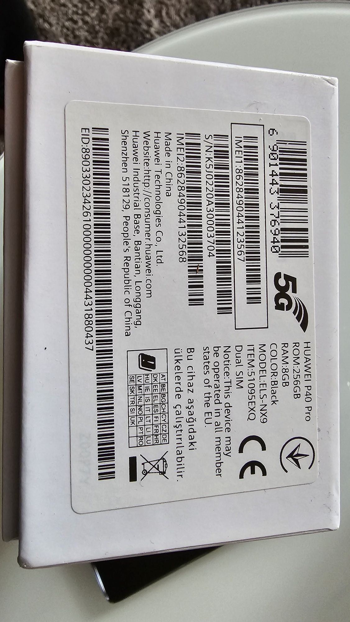 Huawei P40 Pro dual sim 8gb/256gb Black