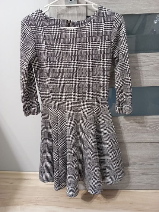 Sukienka w kratkę xs/s