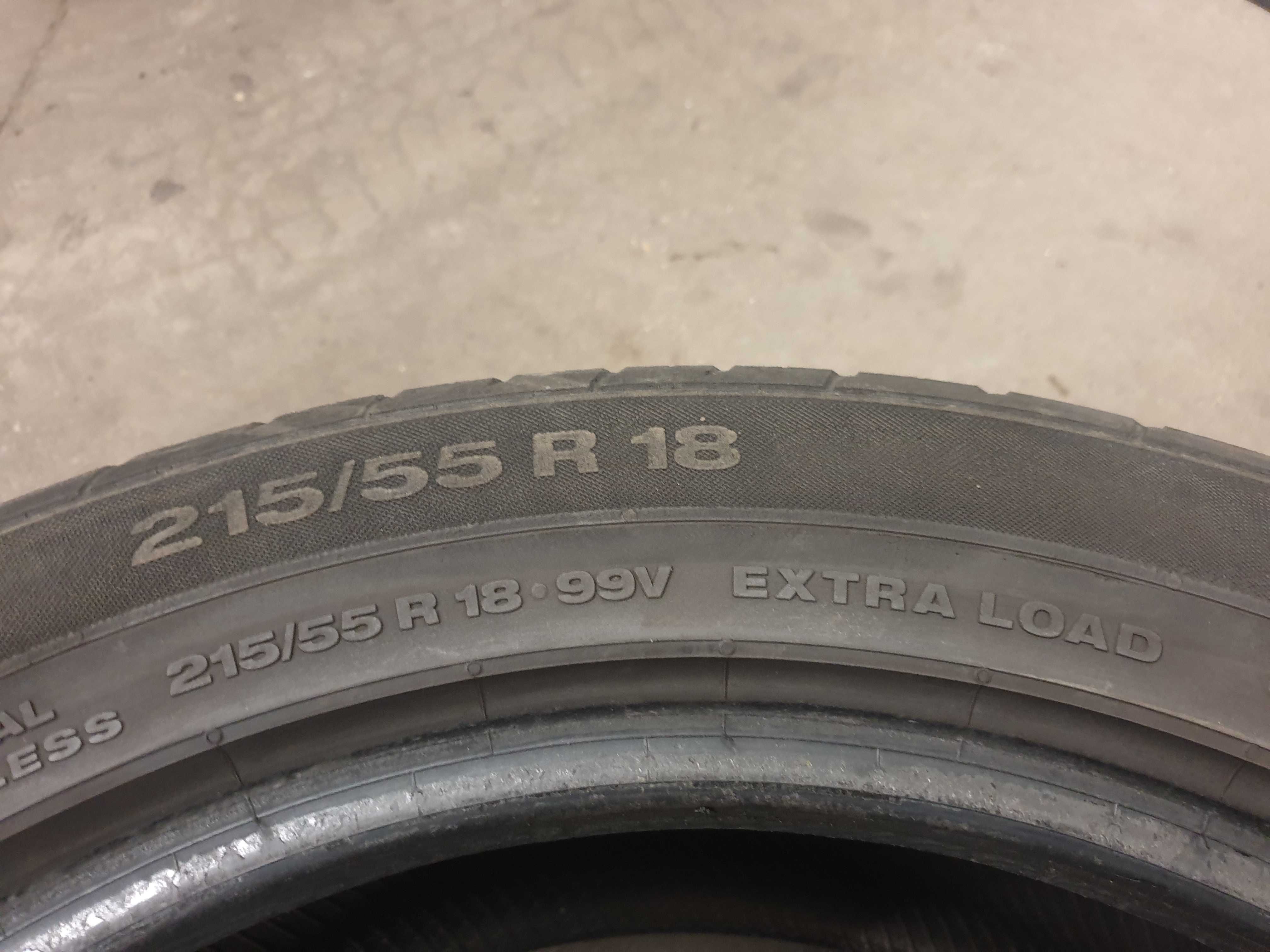 4 Szt 215/55 R18 99V Continental Conti Premium Contact XL