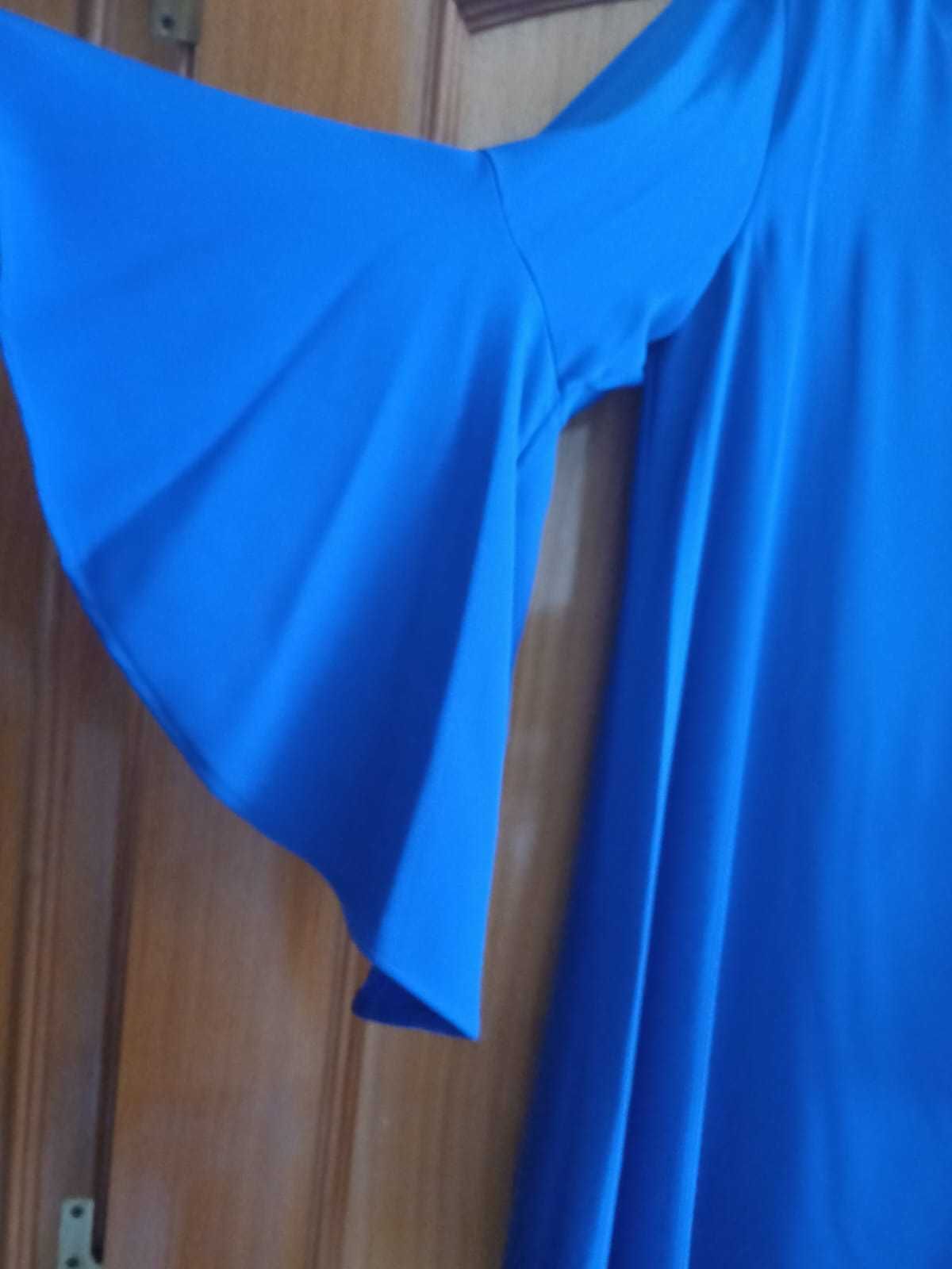 Vestido azul Cristina Barros