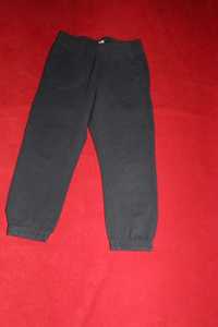 ciemny grafit Ds 110 Spodnie dziewczęce dresowe cienkie