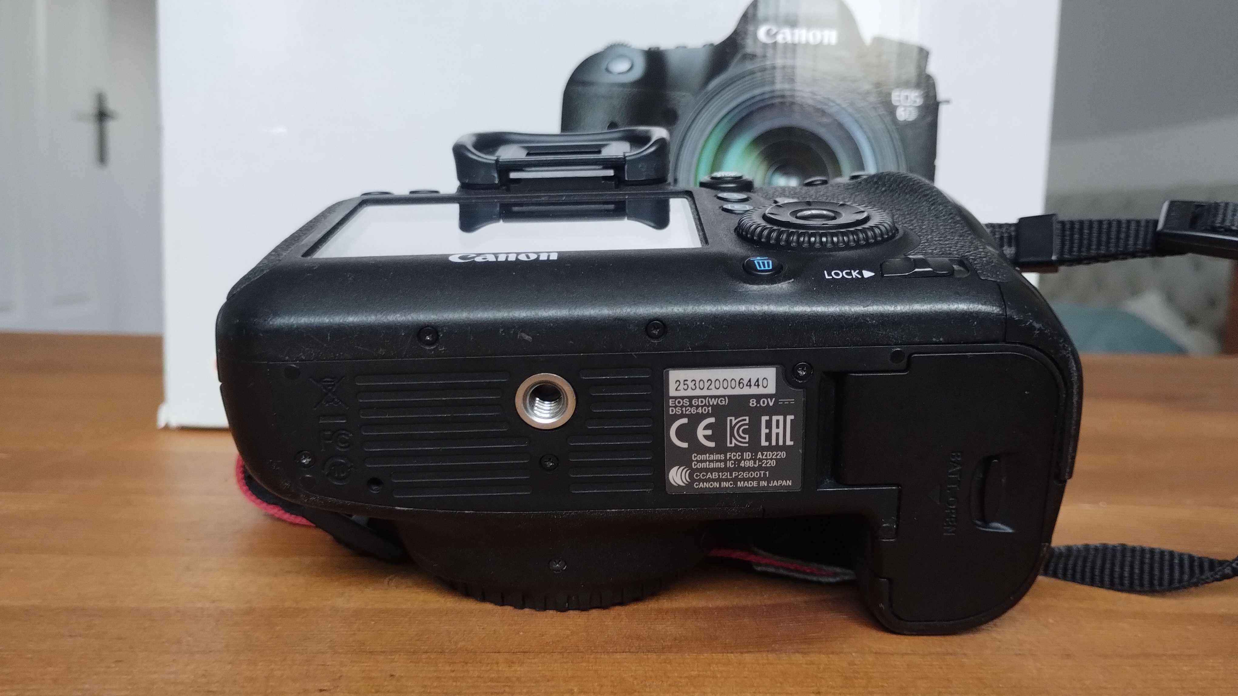 Lustrzanka pełnoklatkowa Canon EOS 6D (body) zadbana 1 właściciel