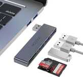 MOGOOD Hub USB 3.0 5 portów adapter 5w1 czytnik kart SD/TF komputerów