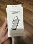 Usb-hub адаптер dynamode dock usb typeC hdmi usb3 павербанк