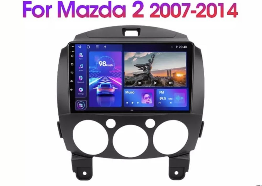 Штатная магнитола Mazda 2 (2007-2014)