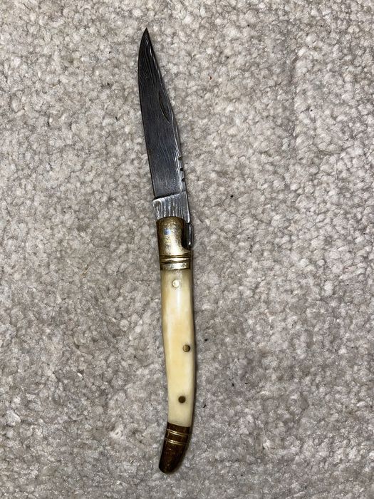 Scyzoryk, nozyk LAGUIOLE, stal damascenska