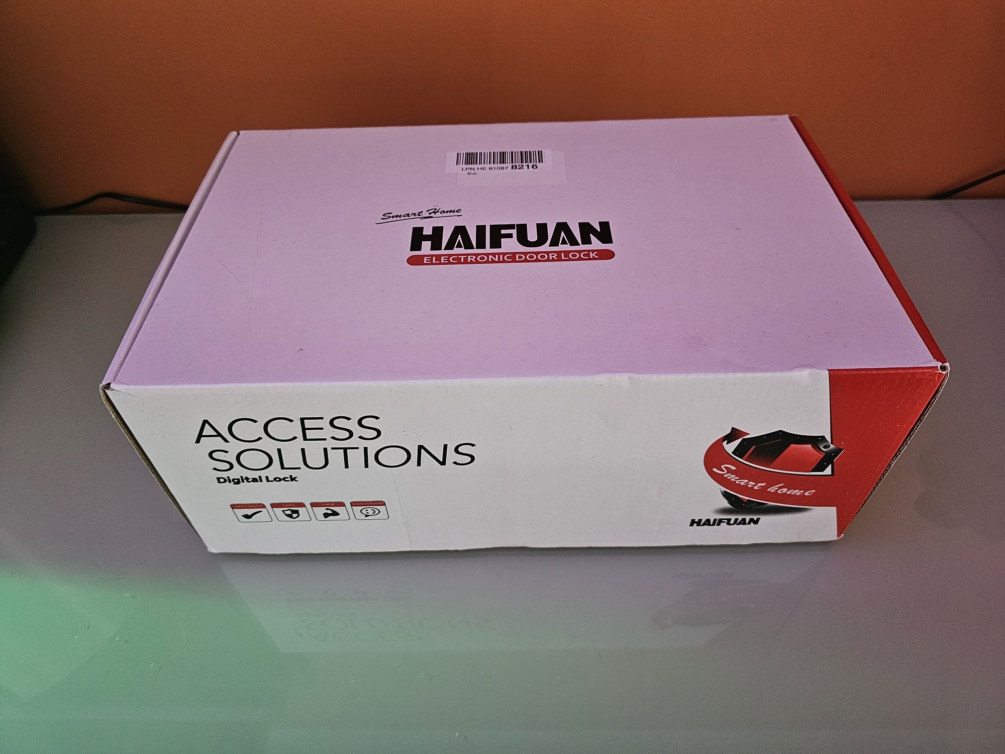 HAIFUAN M20 Bloqueio digital Bluetooth, desbloqueio com cartão, código