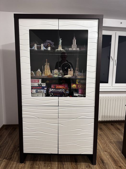 Szafa biala wenge moderno agata meble