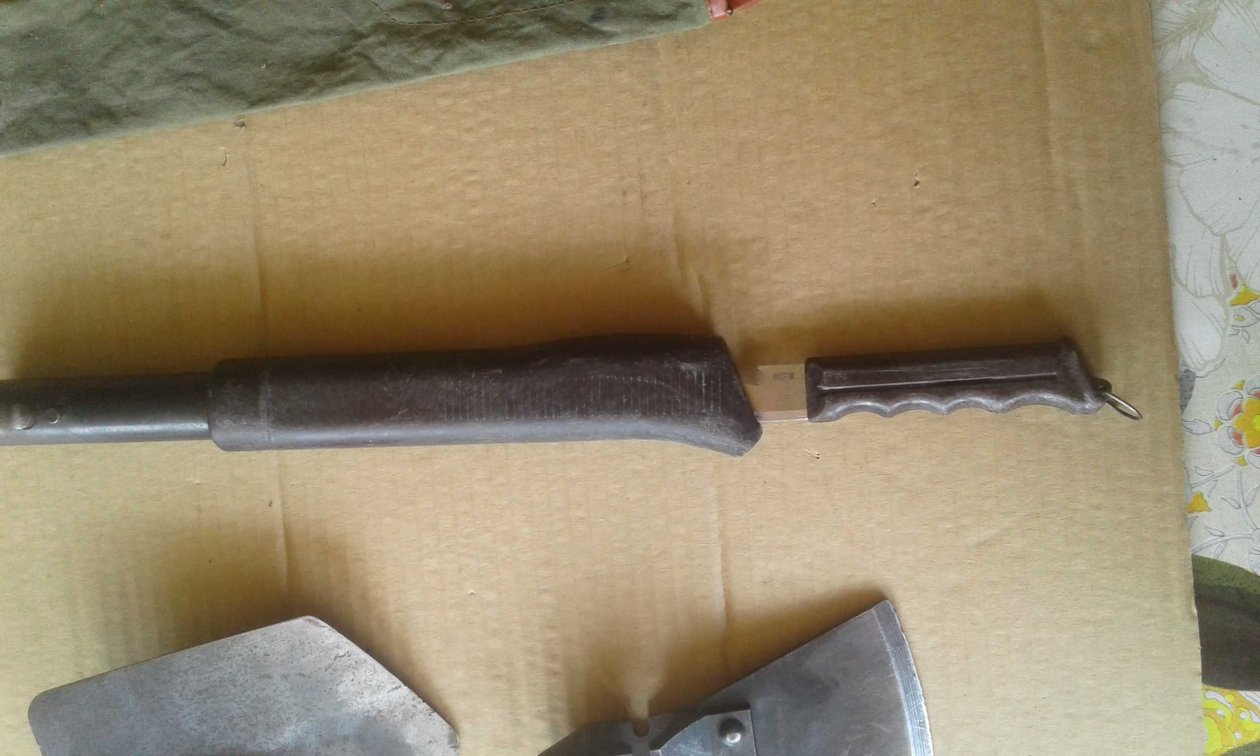 Туристический набор ссср. Топор, Лопата, Нож в рукоятке