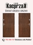 Drzwi KACPRZAK 90x200 Drzwi Zewnętrzne Swing Orzech