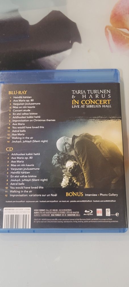 Tarja Turunen & Harus: In Concert Live At Sibelius Hall Blu-RayCD
