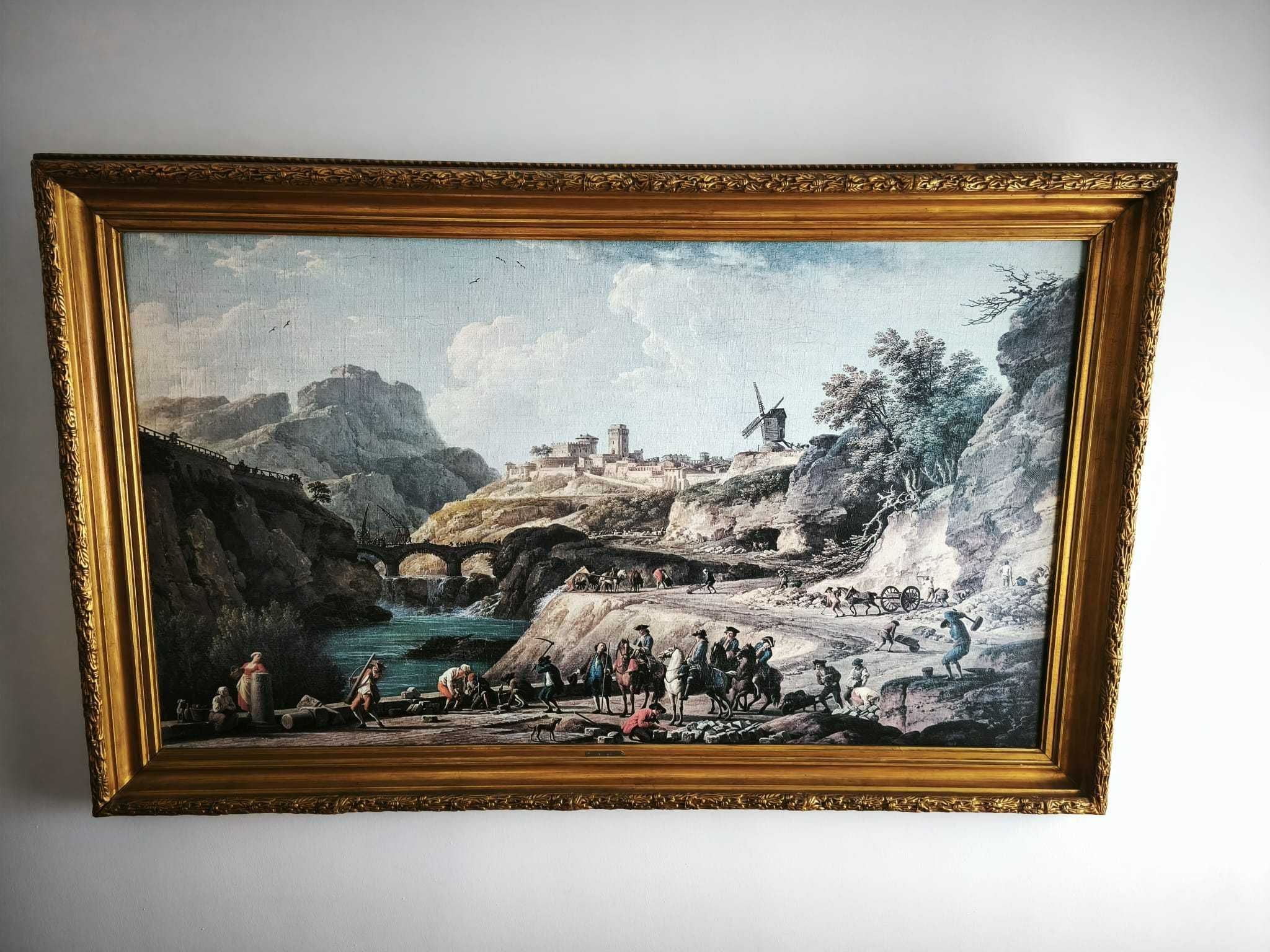 Quadro vintage com moldura