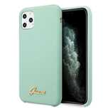 Etui Guess Silicone Vintage Do Iphone 11 Pro Max Zielone Silikonowe