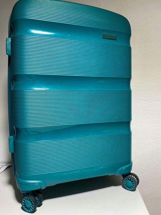 Walizka Kono 66L 65Cm M Tsa Pp Twarda Lekka Turkusowa Używana