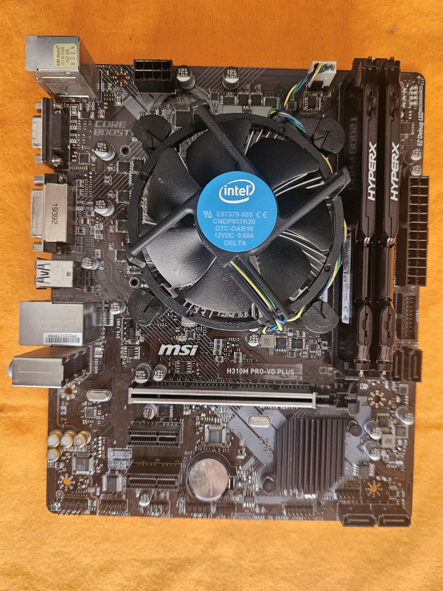 Bandle Intel i5-9600k/ MSI H310M PRO VD PLUS /16gb hyperx 2400 CL15
