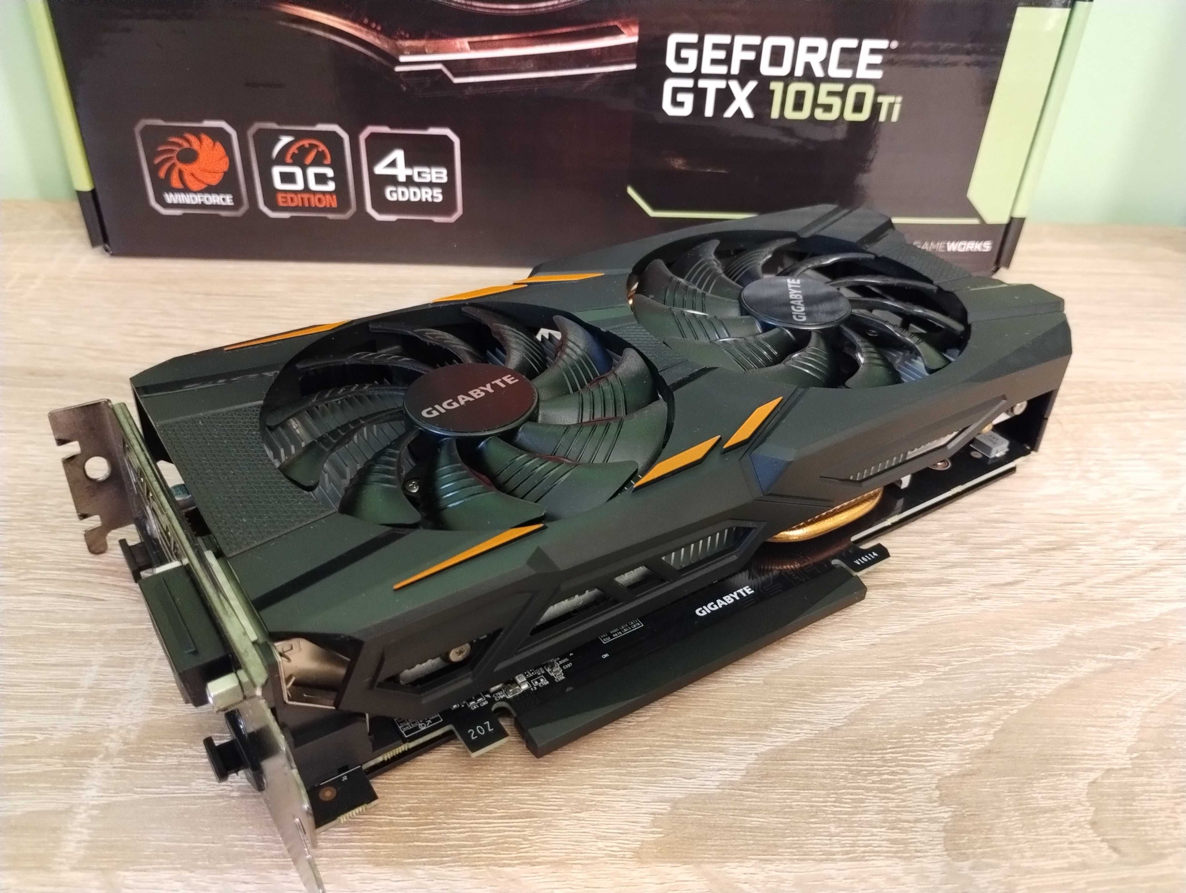 Karta graficzna Gigabyte GeForce GTX 1050Ti WF OC 4GB