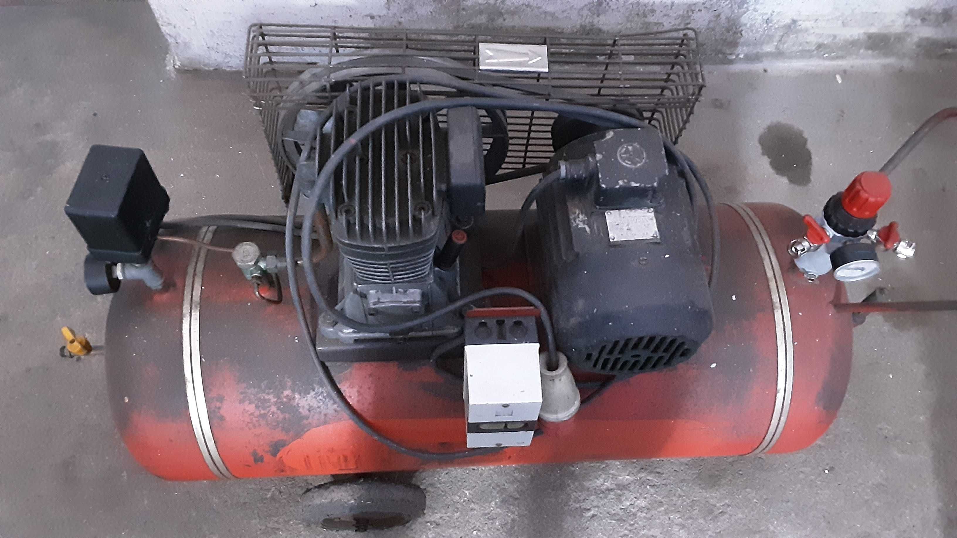 Compressor Rubete 100 litros motor monofásico