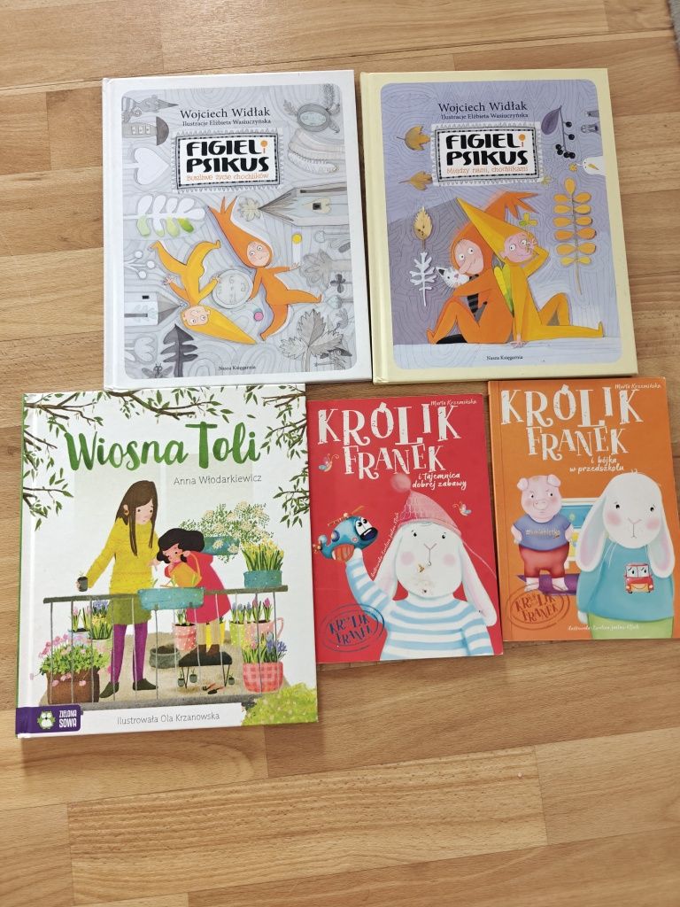 Wiosna Toli królik Franek Figiel i Psikus