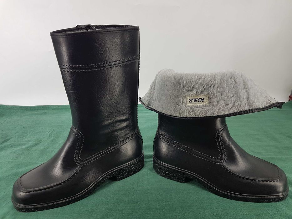 Гумові чоботи на хутрі Aigle eur-42/8 на стопу 27 см, унісекс