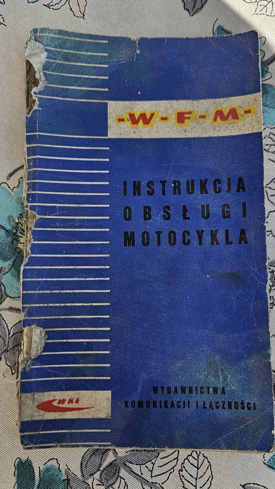 Instrukcja obsługi motocykla WFM 125 cm3 wyd.1962