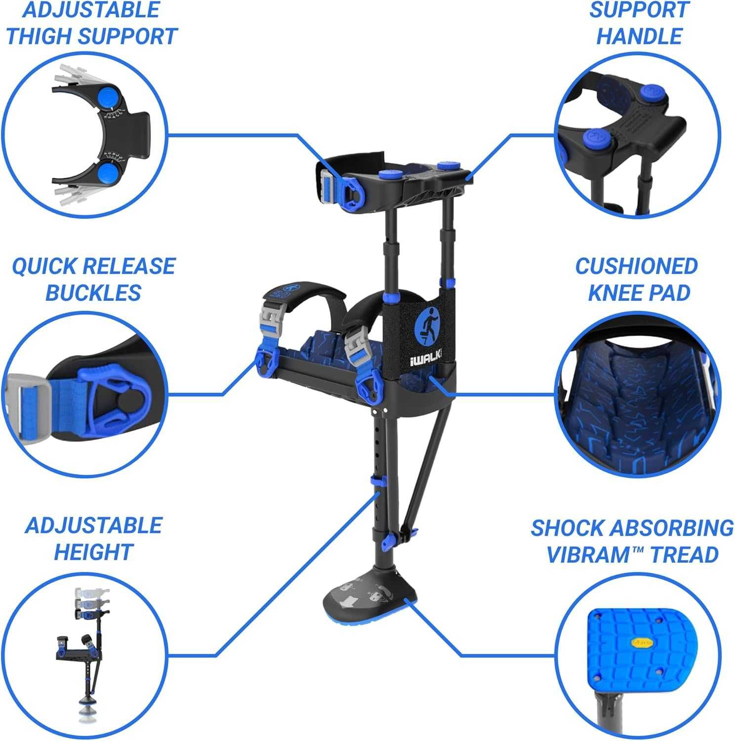 Милиця під коліно iWALK 3.0 Hands Free
