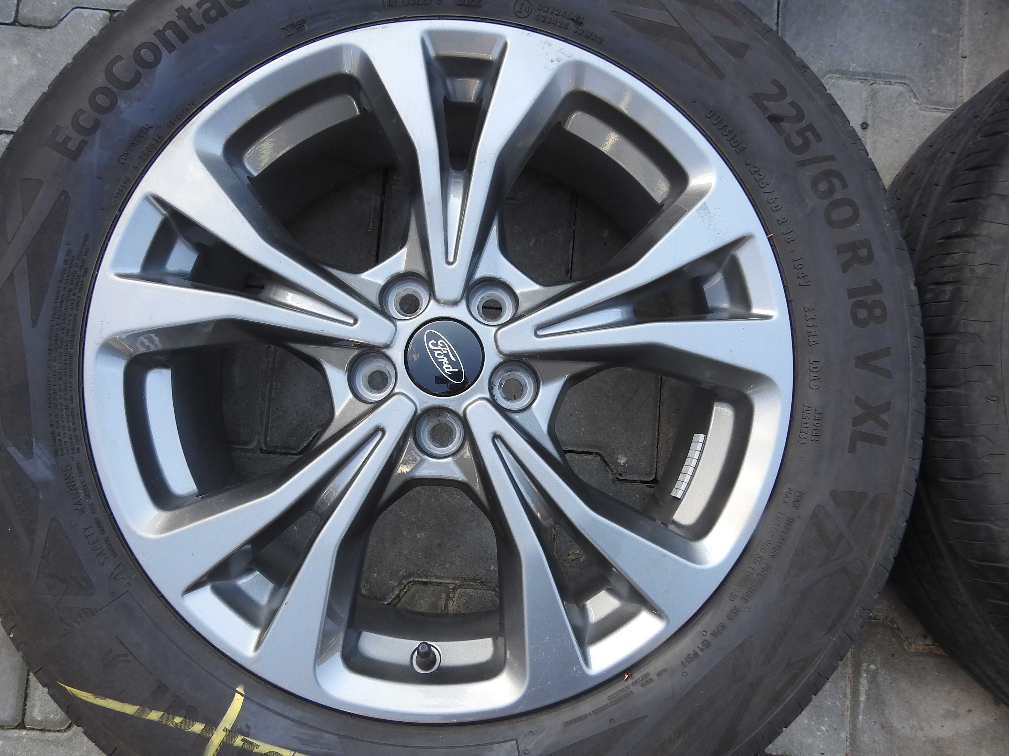 4x Alufelgi 18'' 5x108 ET50 7,5J Ford Kolor Grafit Super STAN
