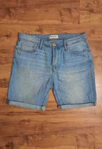 Bawełniane spodenki jeansowe, shorty Jack&Jones rozmiar S