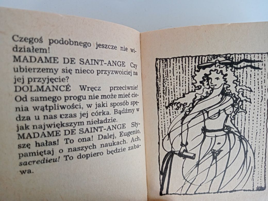 Miniatura D.A.F. de Sade filozofia w buduarze